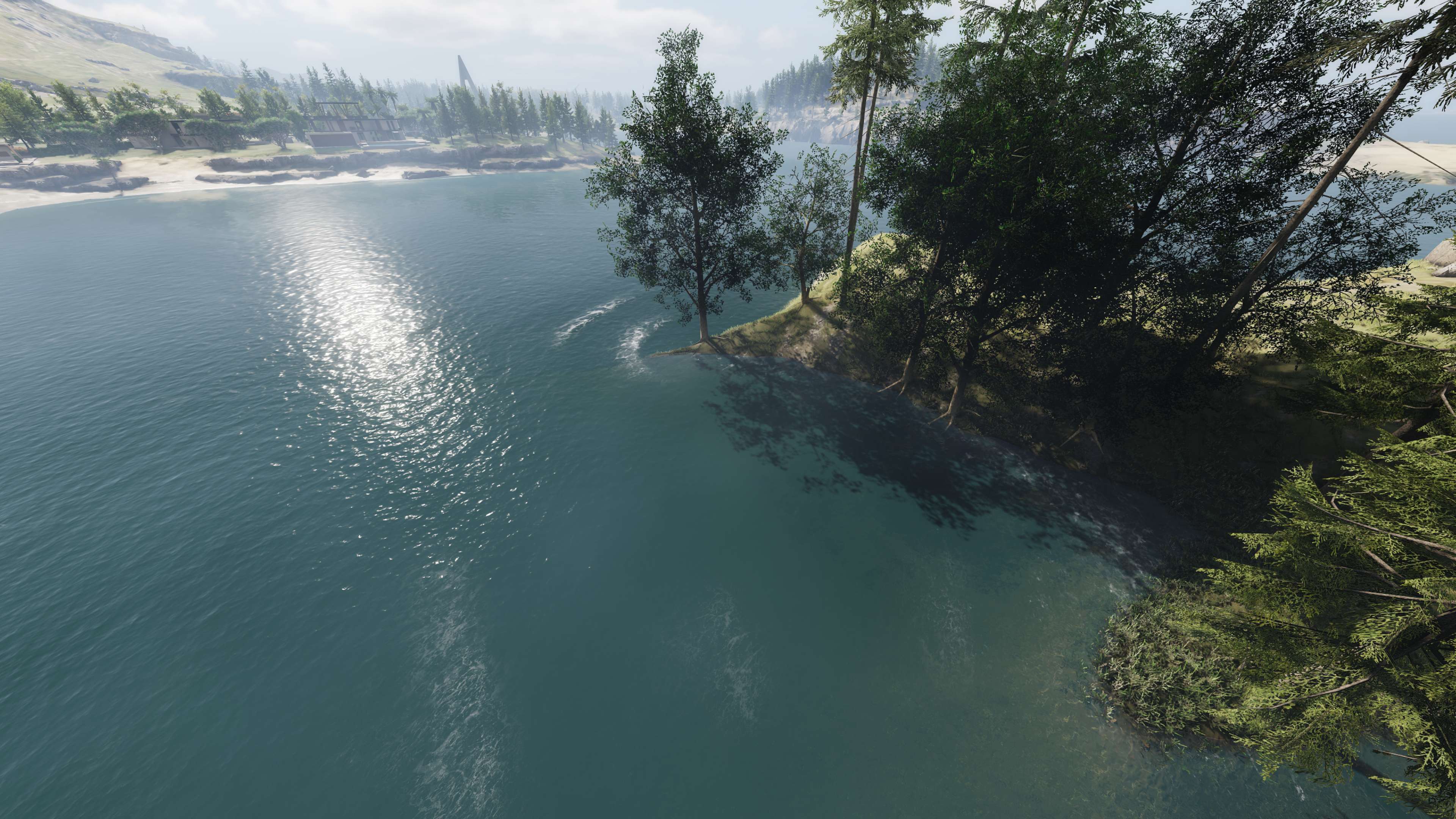 Island infiltration point south of Alpha